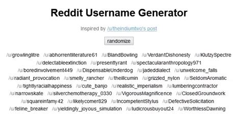 reddit name nerds|random reddit name generator.